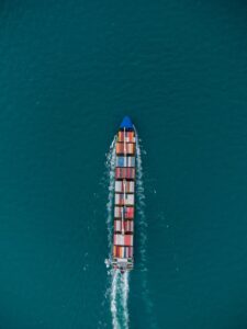 aerial-of-cargo-shipment-traveling-across-ocean