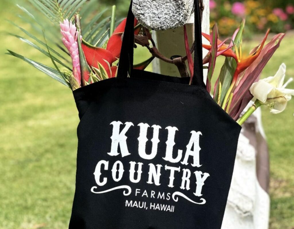 Kula-Country-Farms-Tote-Bag-With-Fresh-Tropical-Flowers